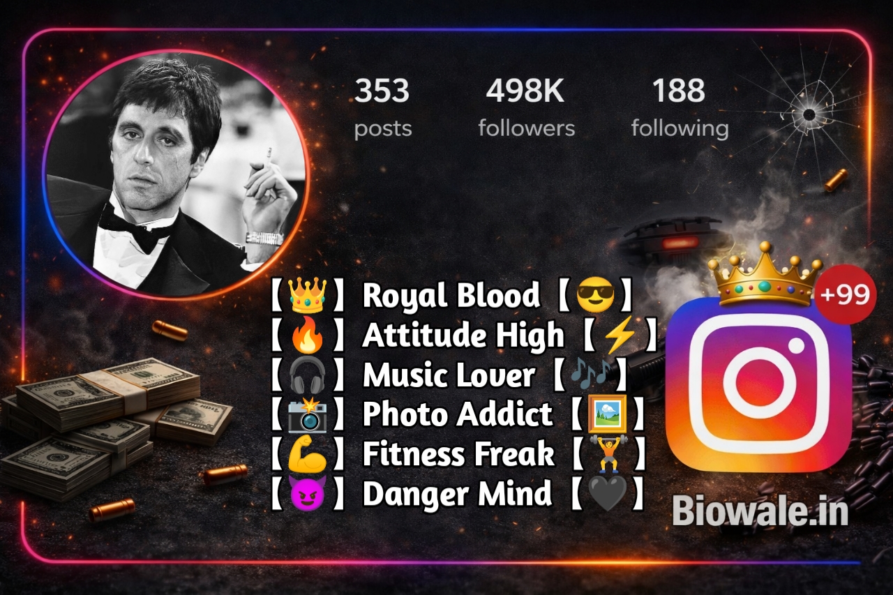 Gangster Bio for Instagram