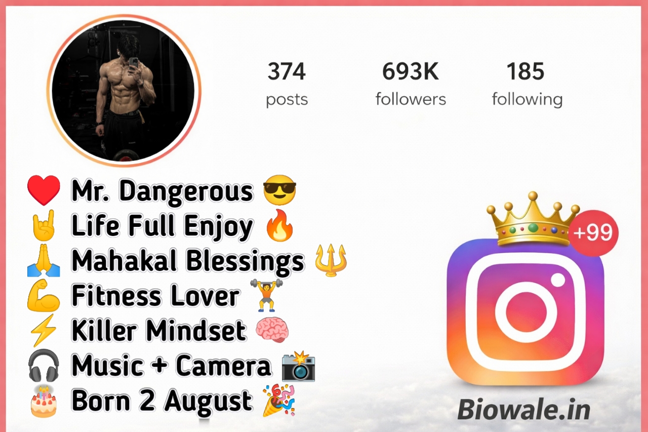 Instagram Bio for Gym Lovers