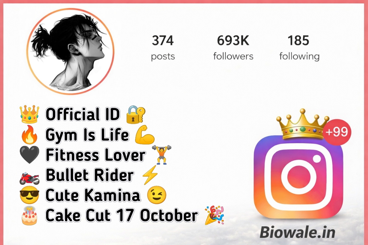 Instagram Bio for Gym Lovers