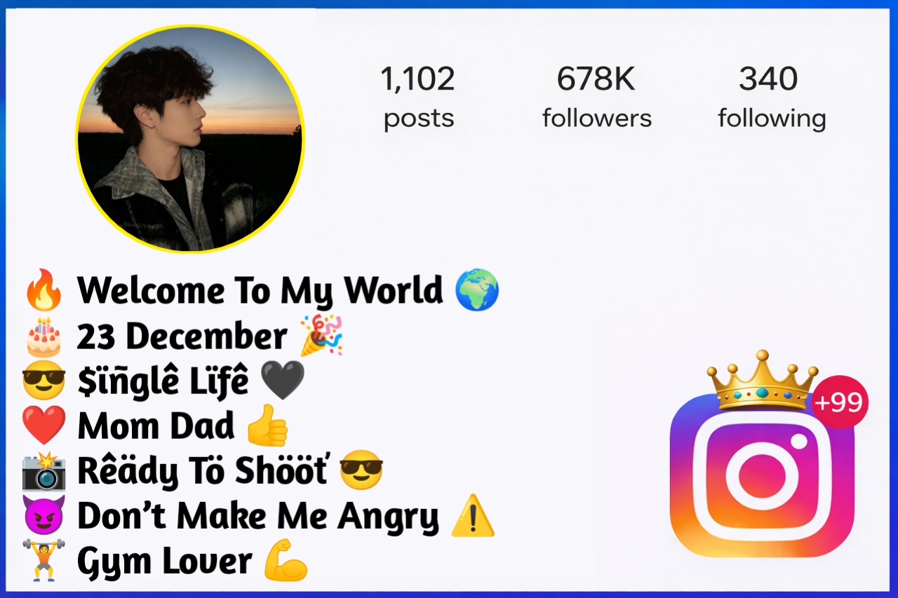  Instagram Bio For Boys