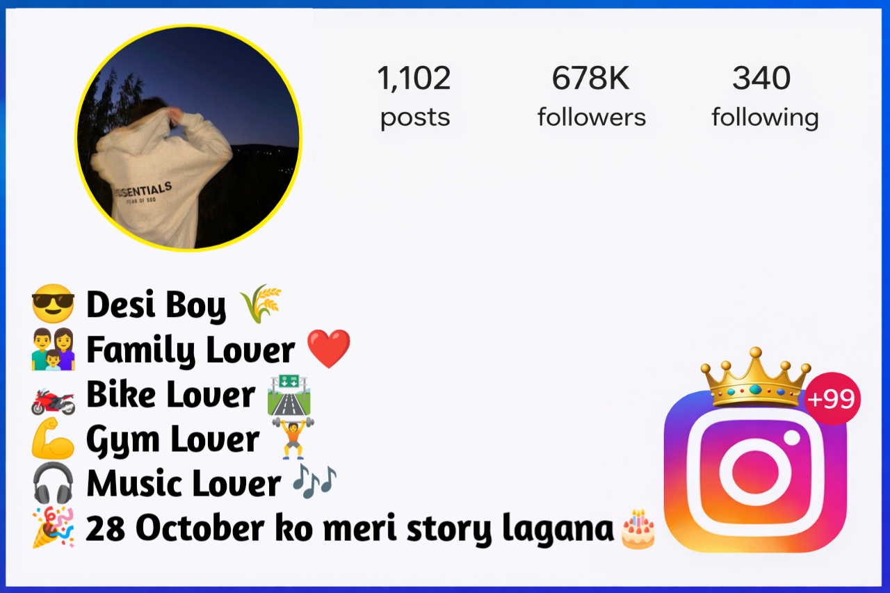  Instagram Bio For Boys