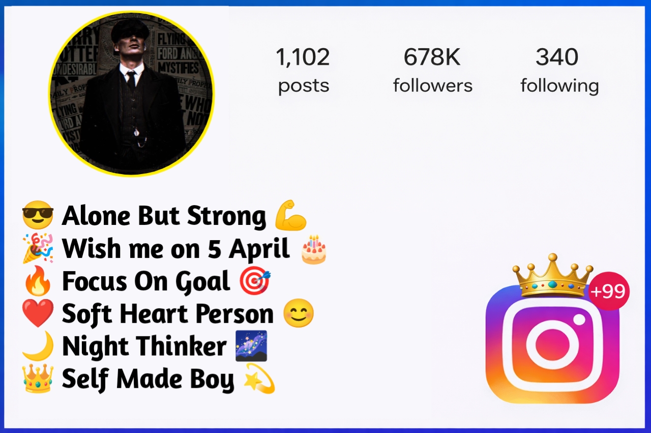  Instagram Bio For Boys