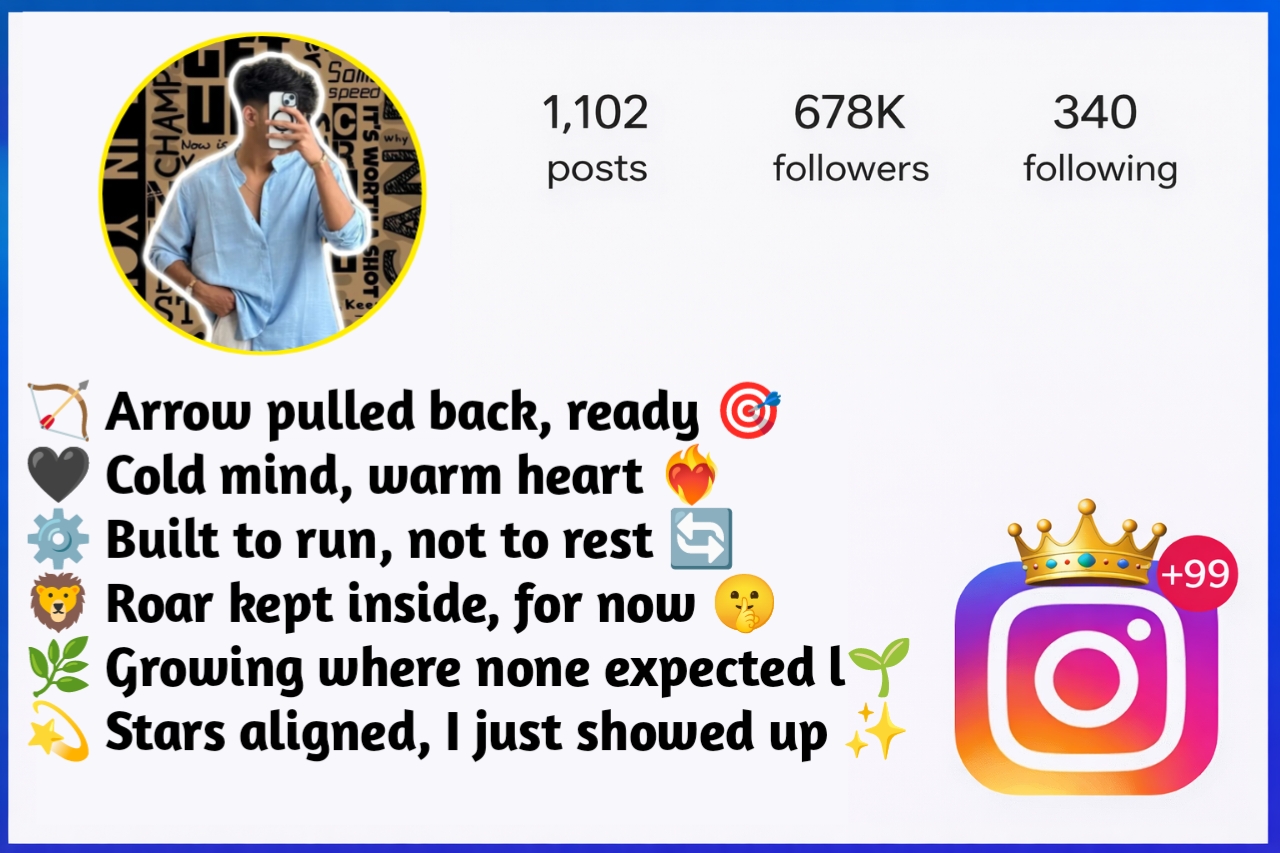  Instagram Bio For Boys