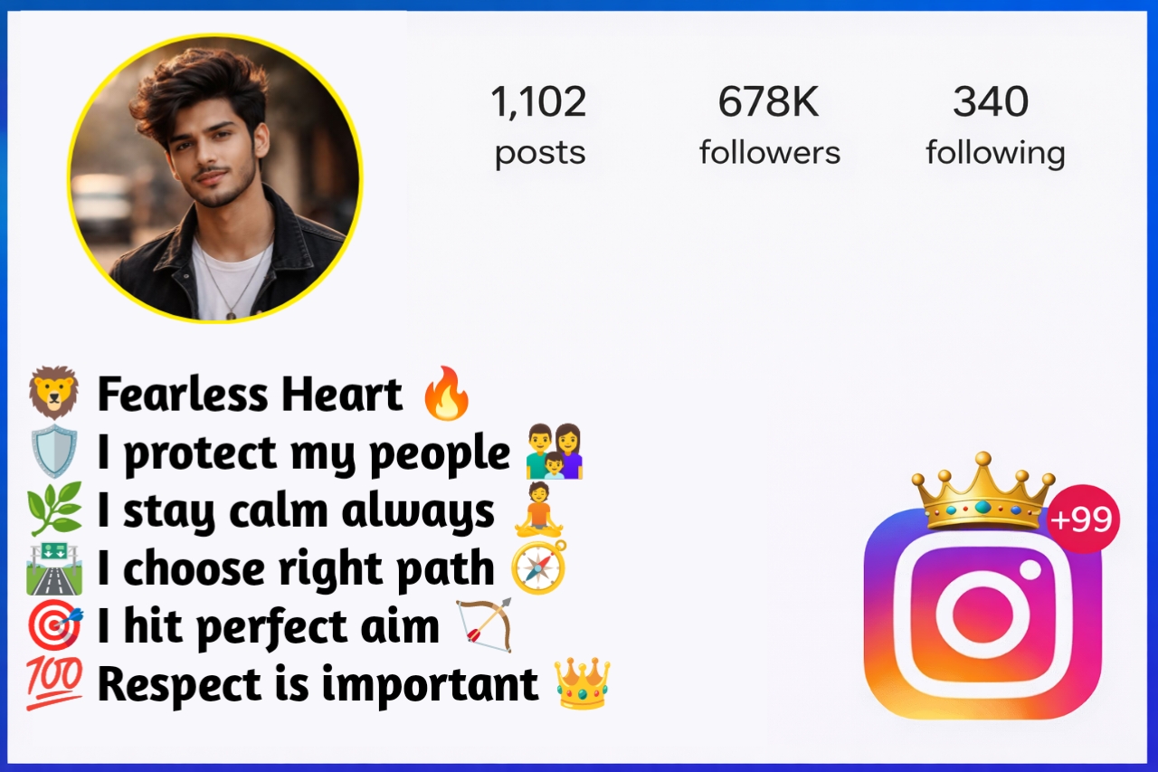  Instagram Bio For Boys