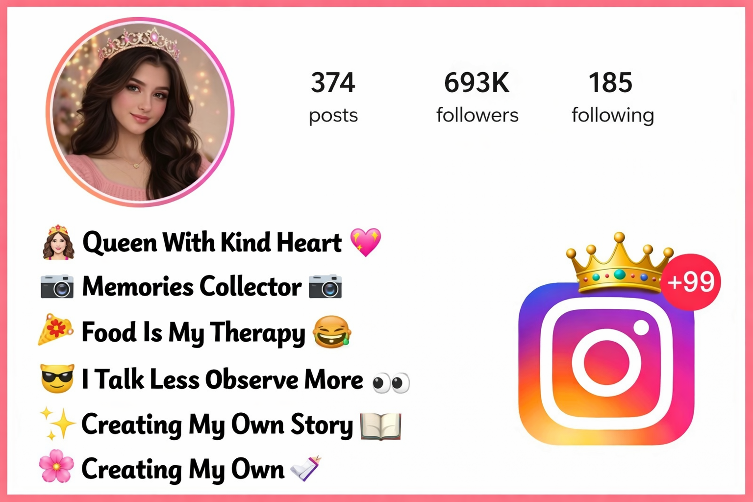 Instagram Bio for Girls 