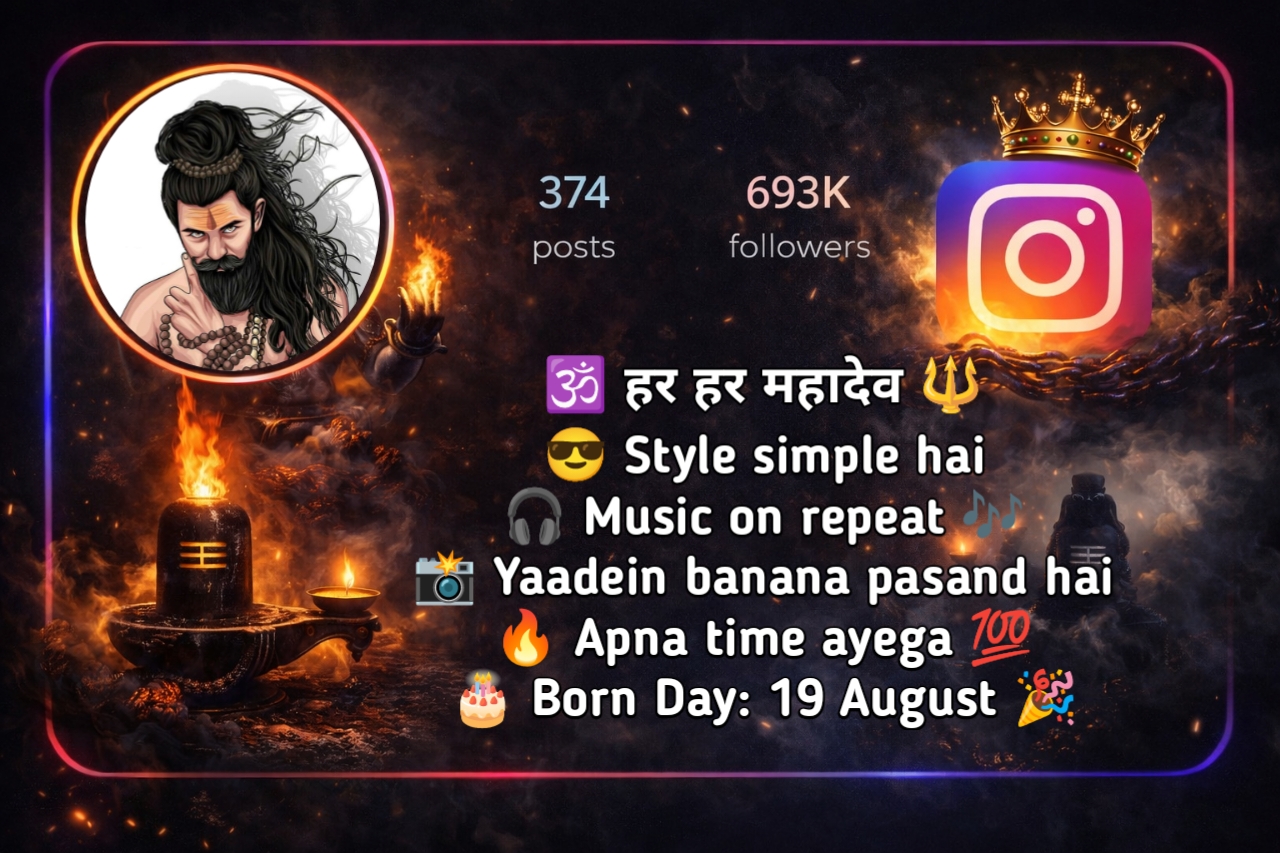 Mahakal Bio For Instagram