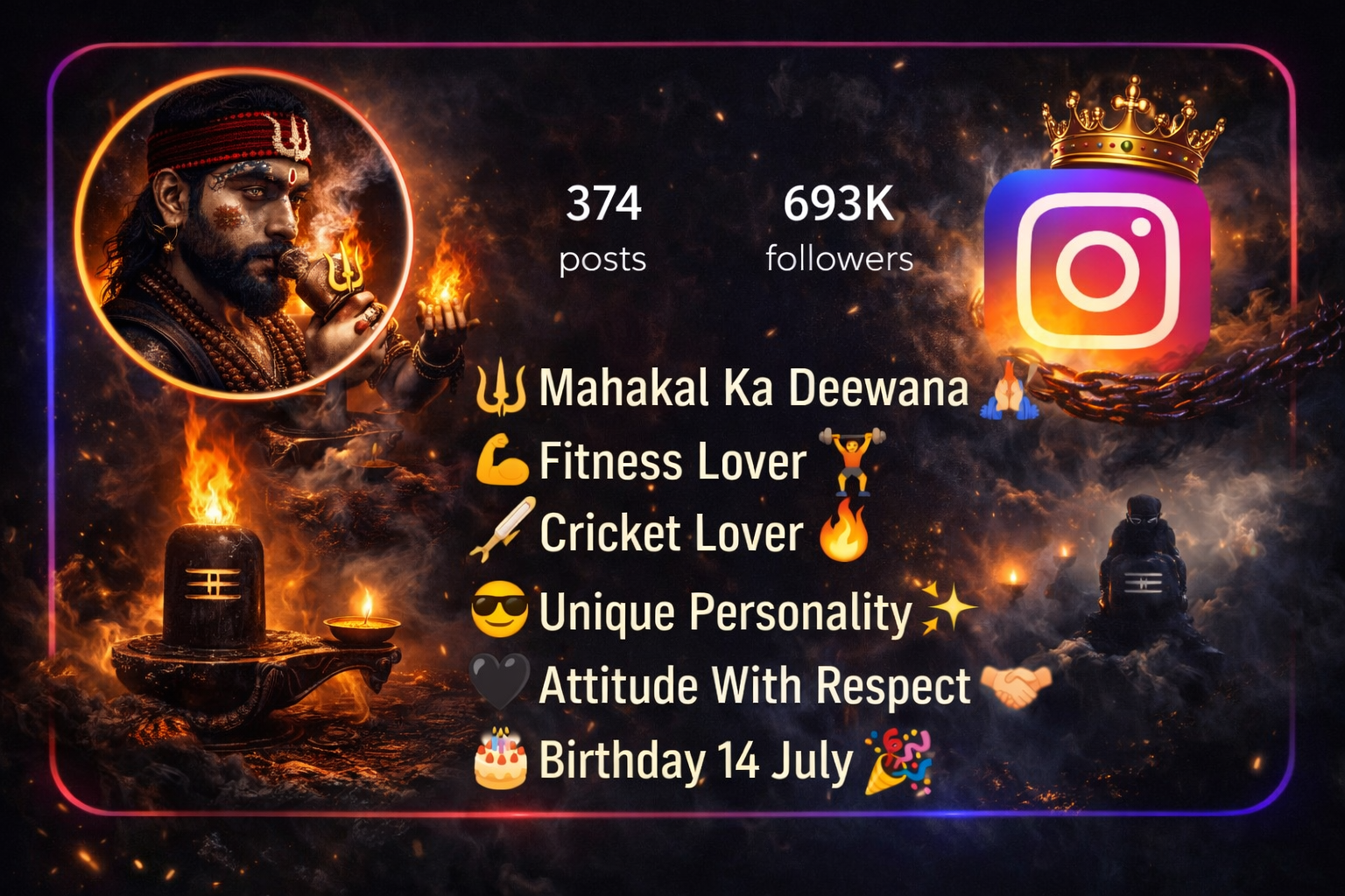 Mahakal Bio For Instagram