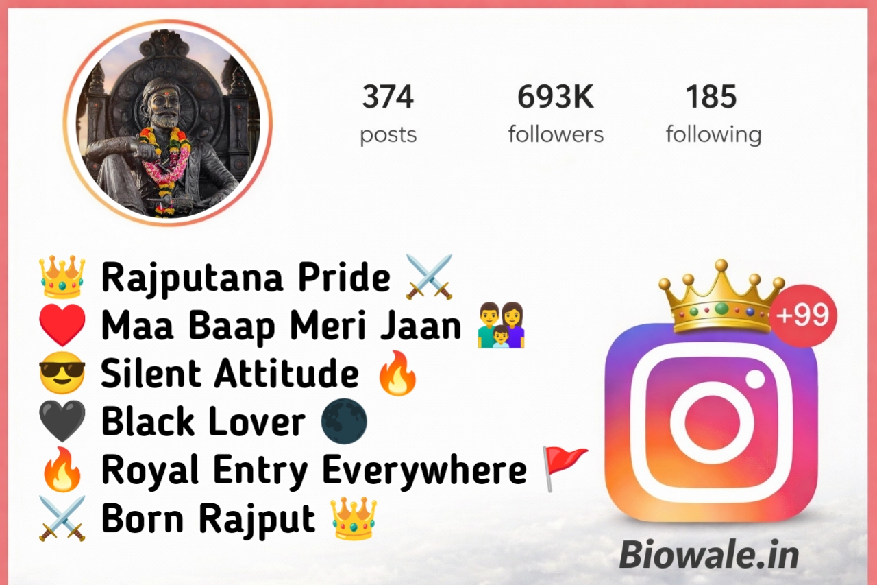 Rajput Bio for Instagram