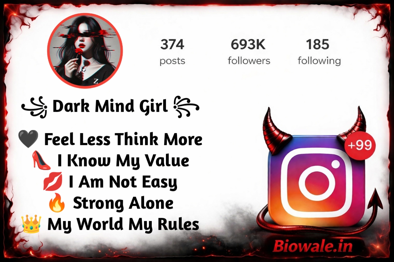 Devil Bio For Instagram