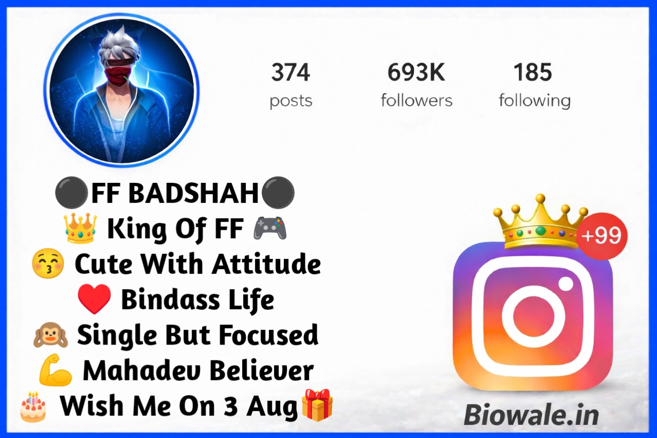Free Fire Bio For Instagram