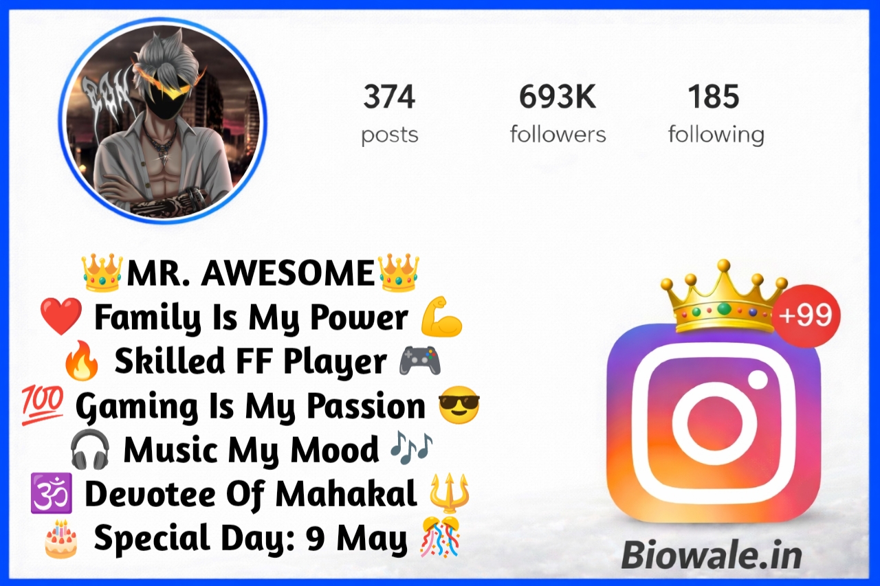 Free Fire Bio For Instagram