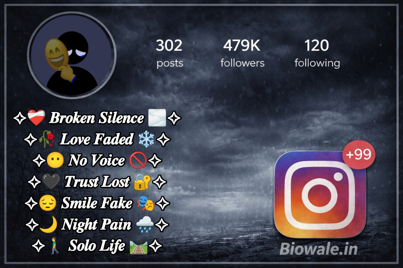 Sad Bio For Instagram